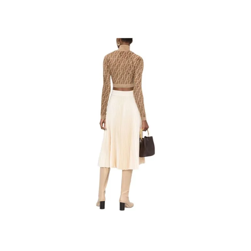 FENDI FW22 Sweater Women's Brown-1