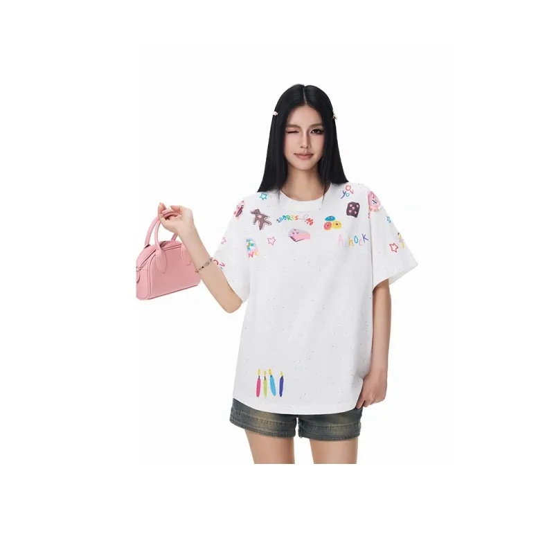 A Chock T-Shirts Unisex White-4
