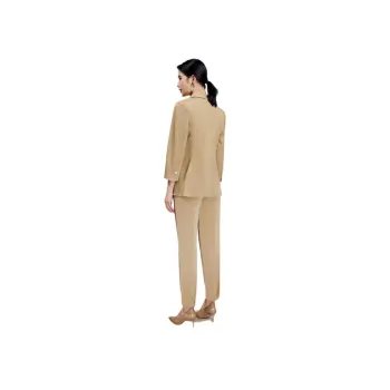 BBLLUUEE Business Suit Women's Elegant Camel
