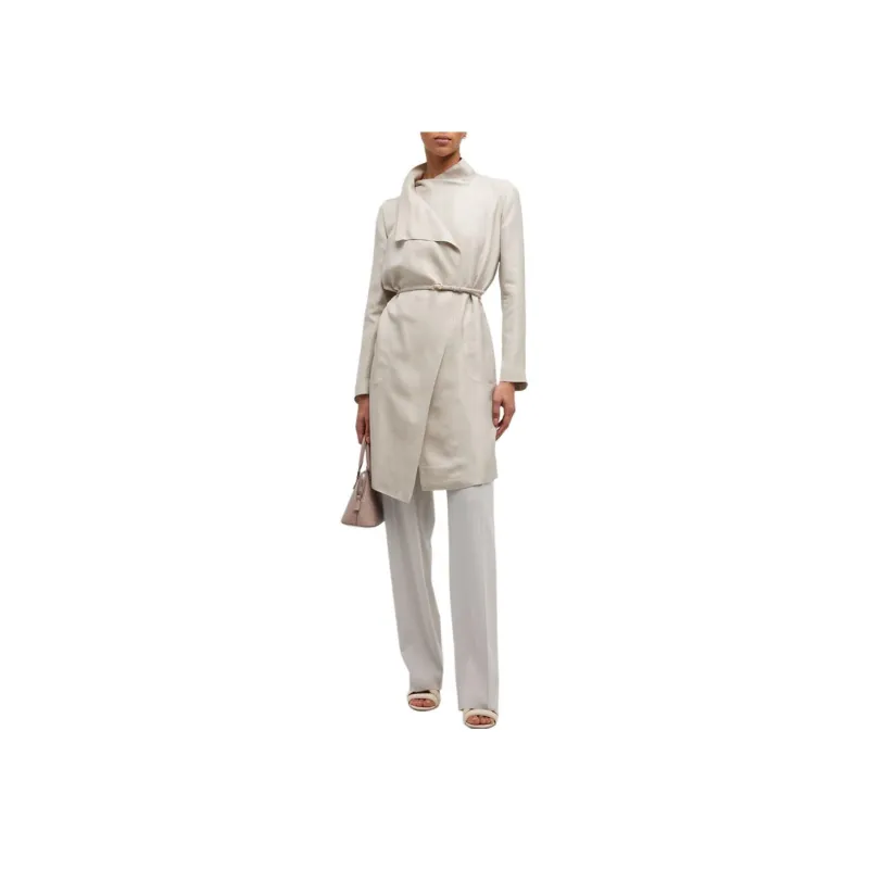 GIORGIO ARMANI Belted Midi Coat-1