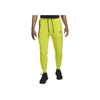 Nike Sportswear Tech Fleece Joggers Knitted Sports Pants Men's Bright Cactus Green/Black