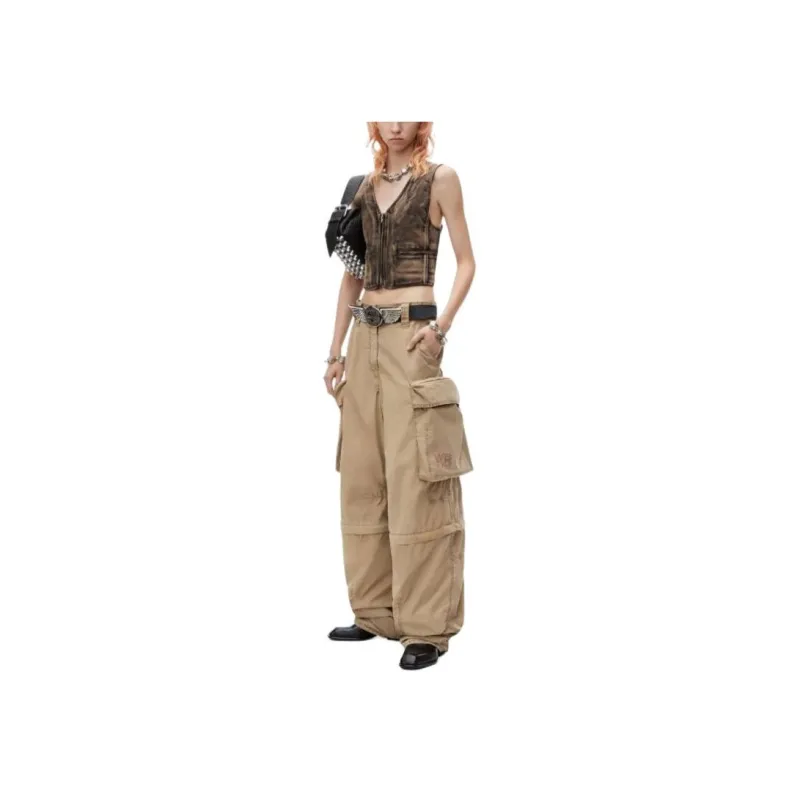 Alexander Wang Panelled Wide leg Cargo Trousers-1