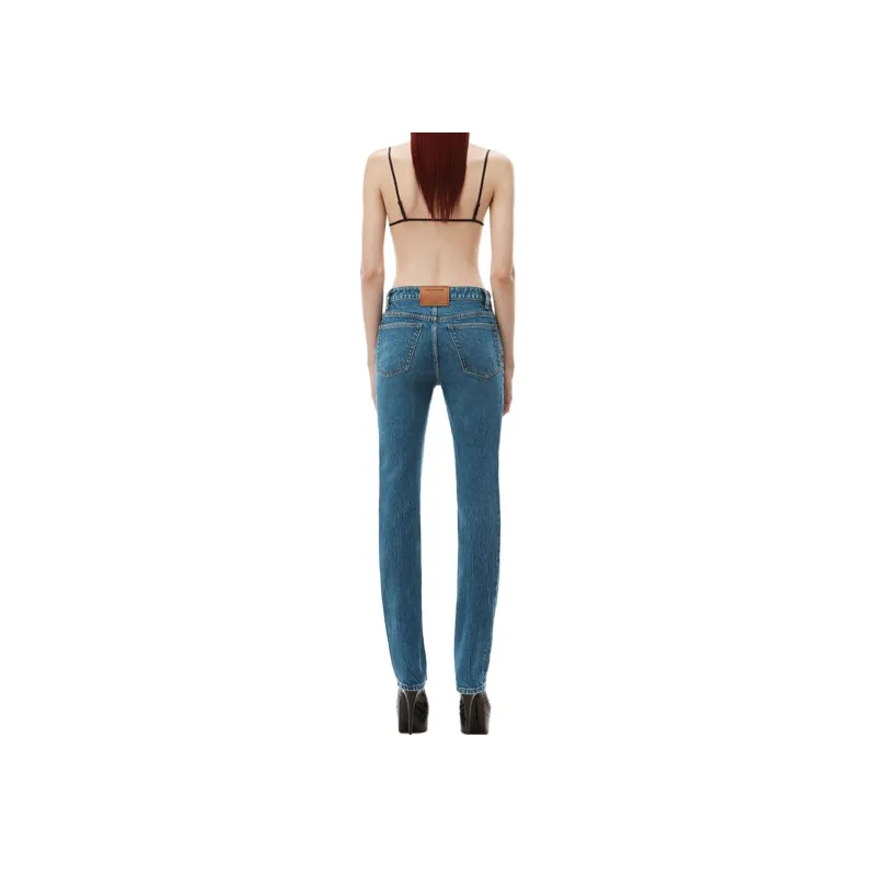 Alexander Wang High rise Straight leg Jeans-1