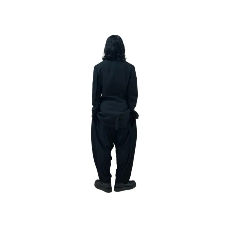 Yohji Yamamoto SS24 Jackets Coats Men's Black-2