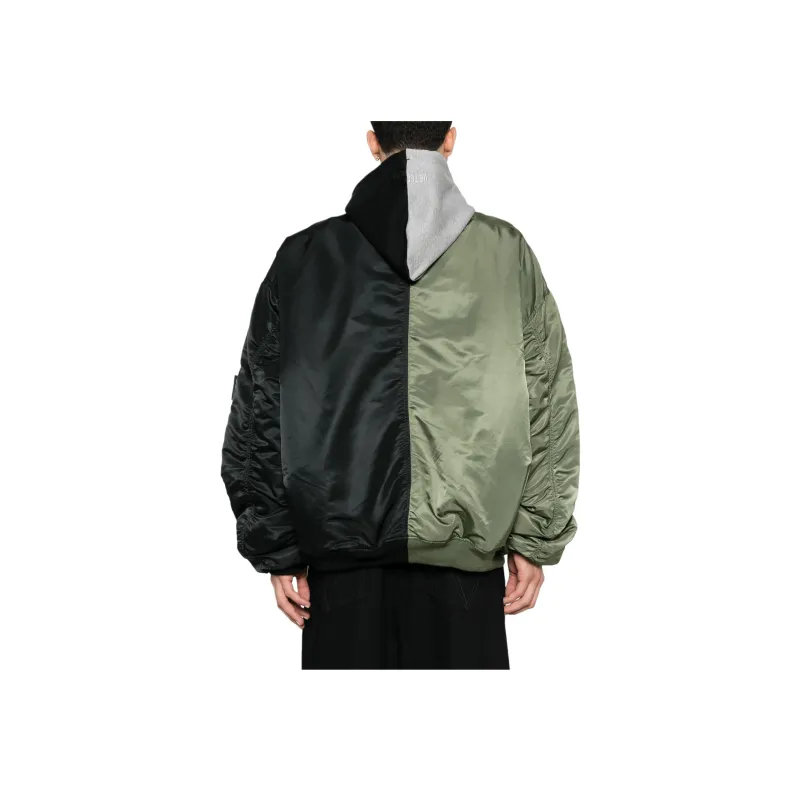 Vetements X Alpha Industries Colour Block Padded Bomber Jacket-1