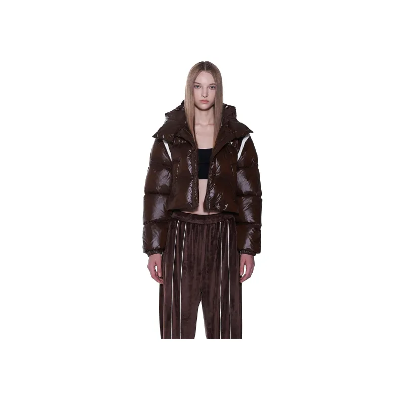Nerdy Down Jackets Women's Brown-3