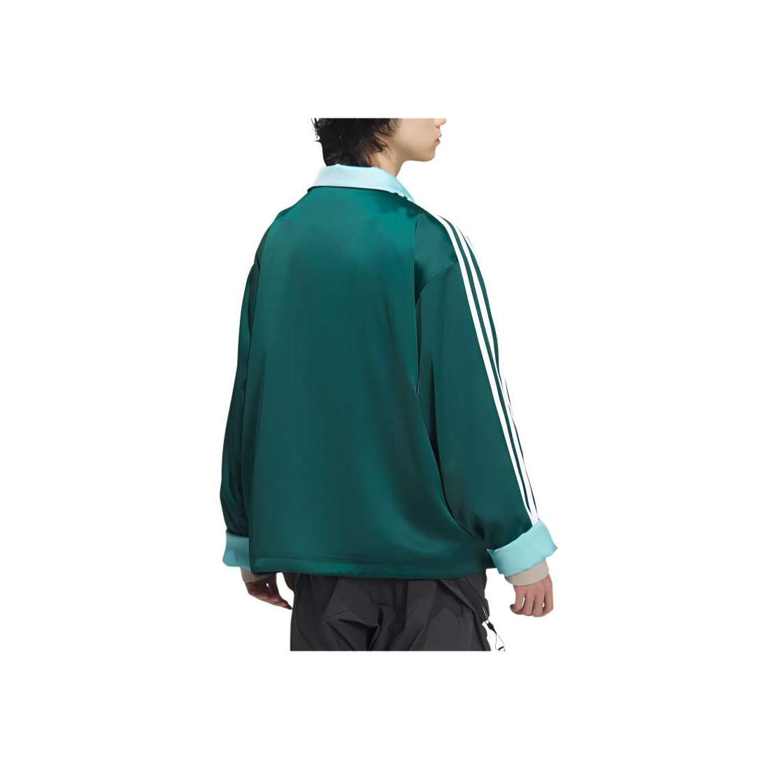 ★adidas★ satin track top green Adidas Satin Track Top Collegiate Green | END. (TW)