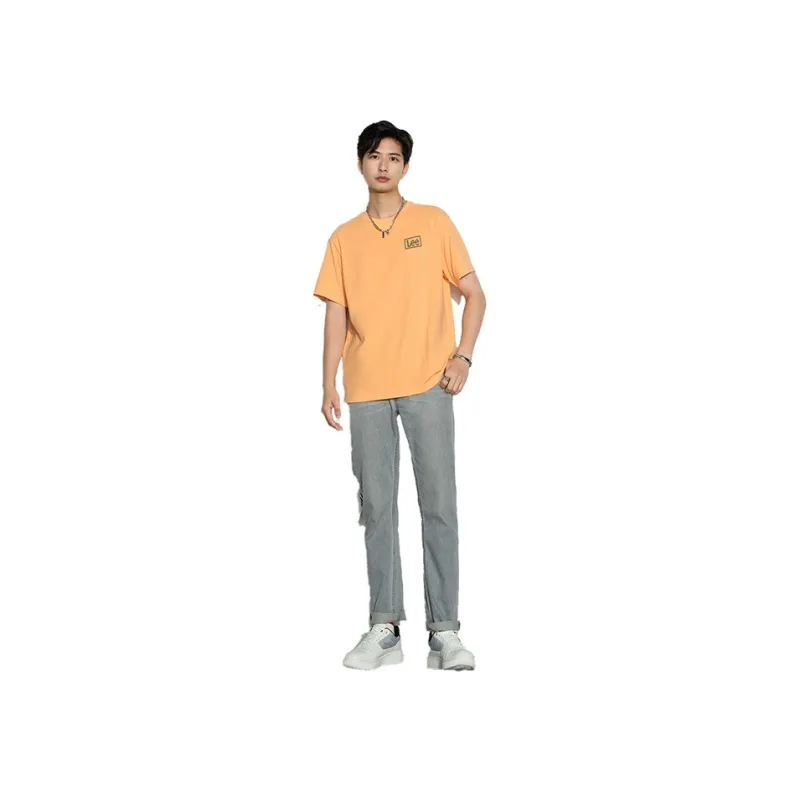 Lee FW22 Straight T Shirt Men's Salmon-2