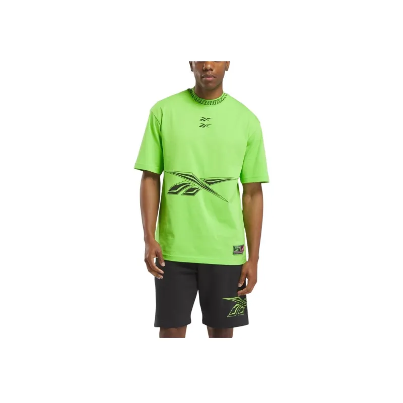 Reebok x ANUEL AA SS24 Regular T-Shirt Unisex Lime Green-2