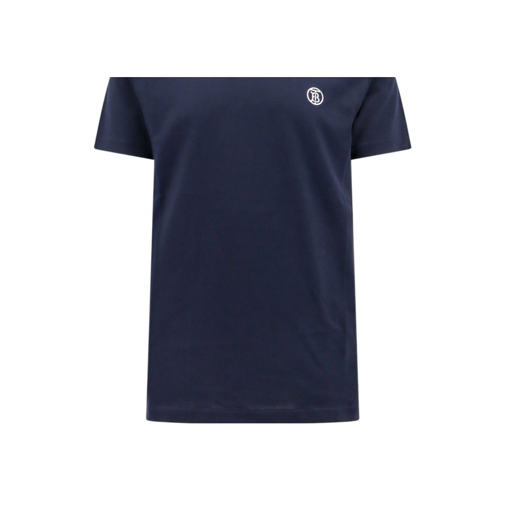 Burberry Logo Embroidered Crewneck T-Shirt - POIZON