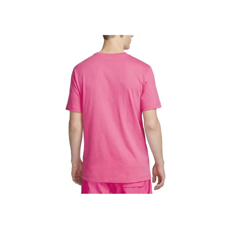 Nike Sportswear Club T Shirts Men Fuchsia-1