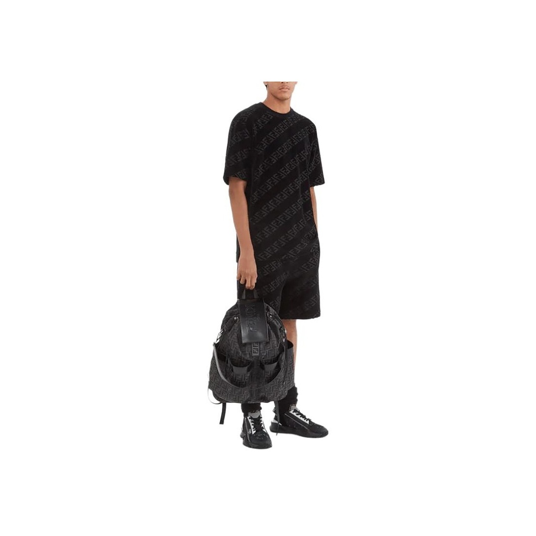 FENDI T-Shirts Men Black - POIZON