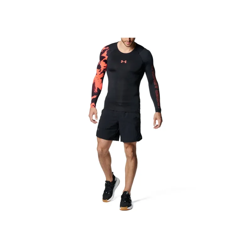 Under Armour T Shirt Men's Black Red-2