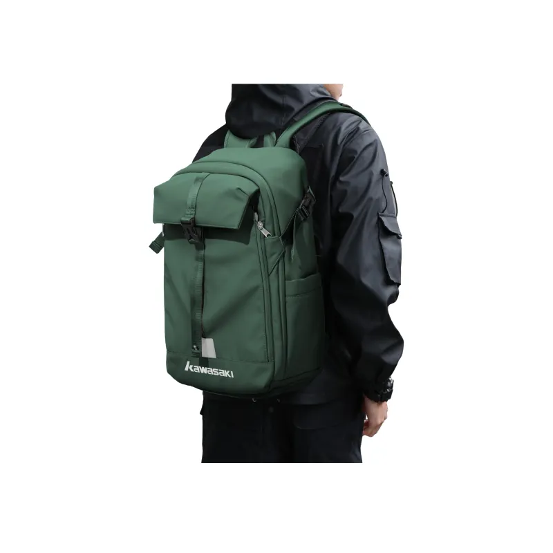 Kawasaki Fabric Backpack Helmet Bag Ball Bag Unisex Multicolor-27