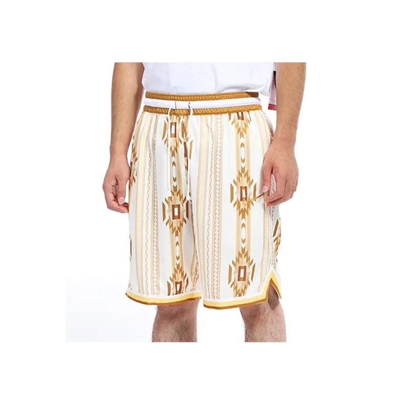 Nike Basketball Shorts Men Wheat Yellow-5