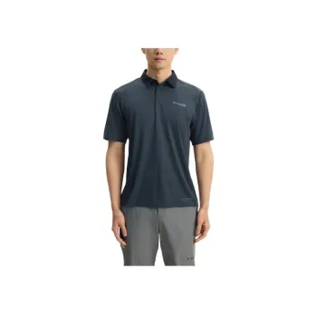 Columbia TITANIUM Polo Shirt Men's Black