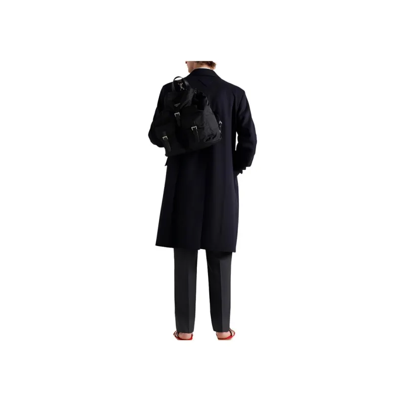 PRADA Single Breasted Straight Hem Coat-3