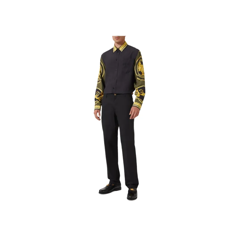 VERSACE Barocco Printed Button Up Shirt-3