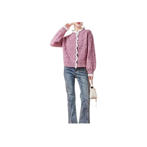 DESIGNER UNCLE 퍼플 여성 스웨터