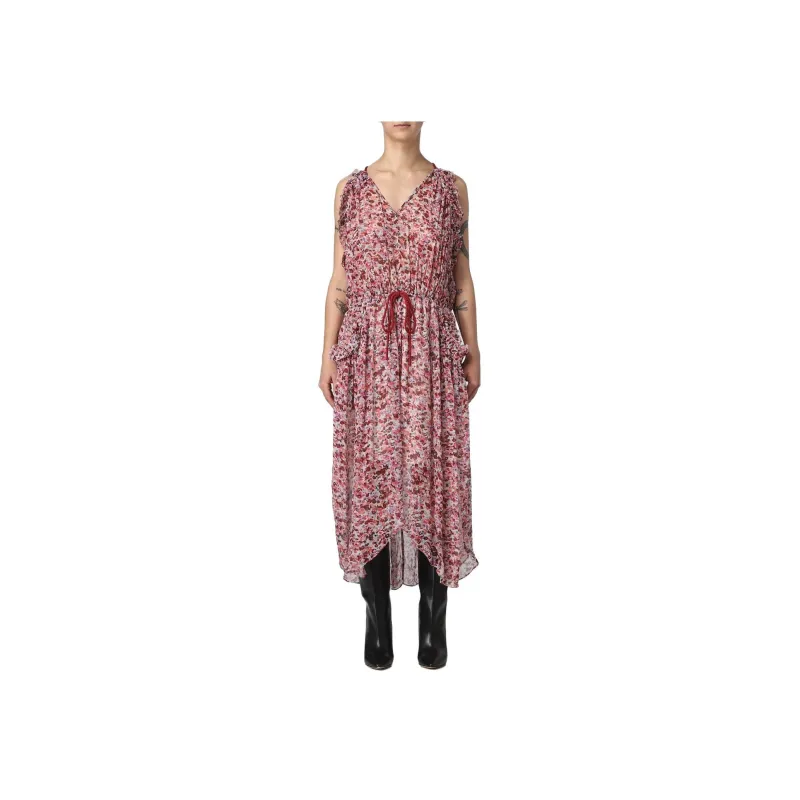 MARANT ÉTOILE Graphic-print Sleeveless Dress-1