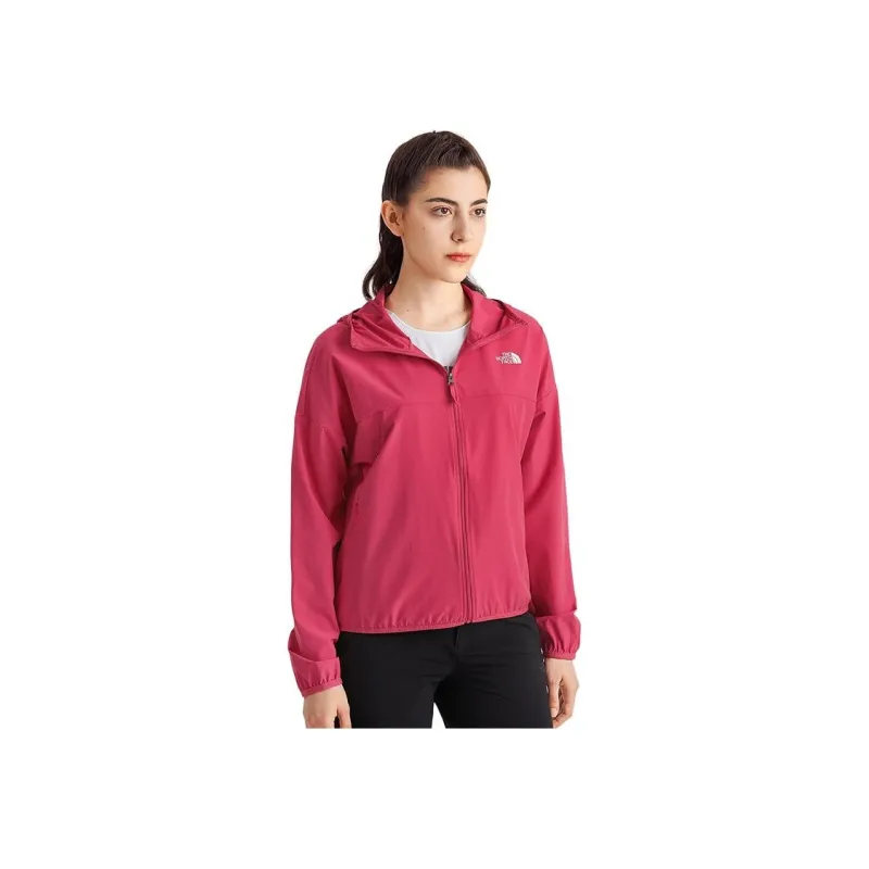 THE NORTH FACE Breathable, Waterproof, And UV Protection Sun Protection Clothing Women's Rose Red-5