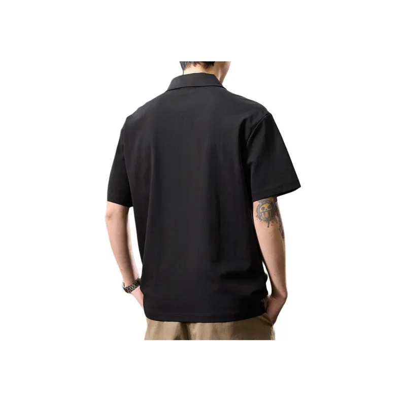 Jeep Outdoor Casual Polo Shirt Unisex Black-1