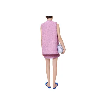 CHANEL Vests Women's Pink