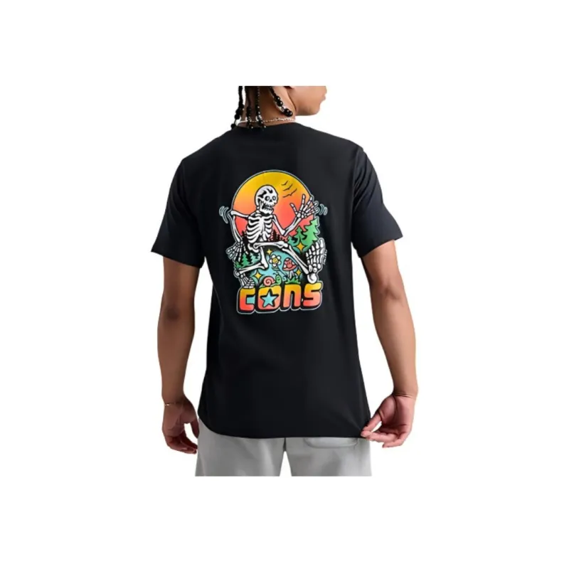 Converse Cons Skeleton Sunrise T-Shirt-2
