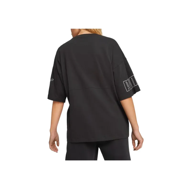 PUMA T Shirts Women's Black-3