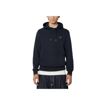 FRED PERRY Logo print Drawstring Hoodie