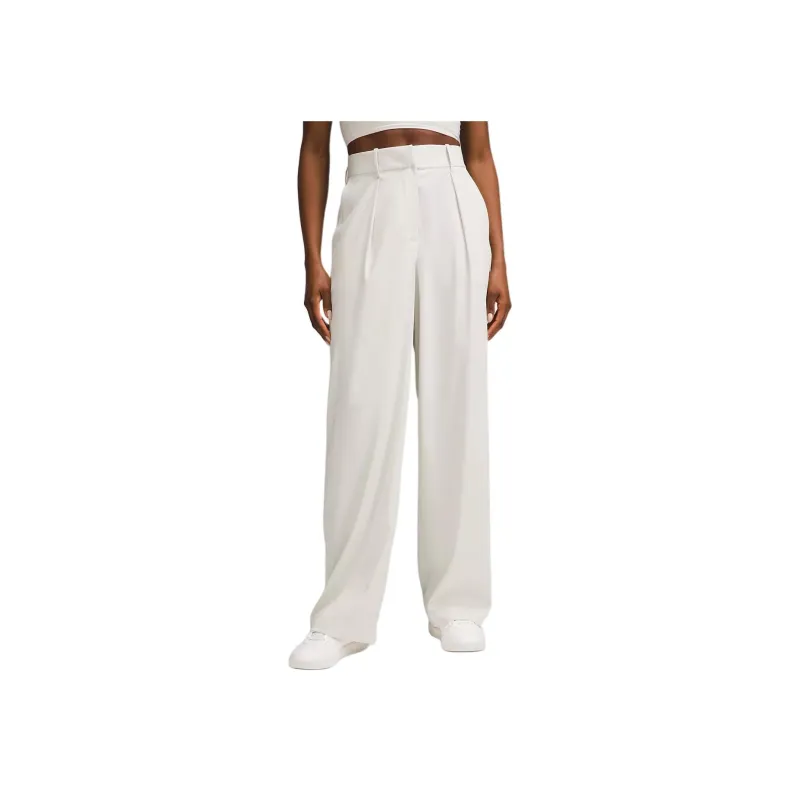 Lululemon Modal-BlendPleated High-Rise Casual Pants Women's-10