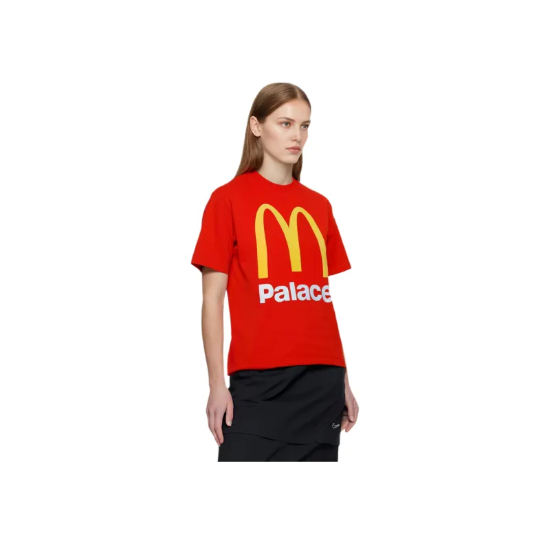 PALACE X McDonald's Logo T Shirt-1