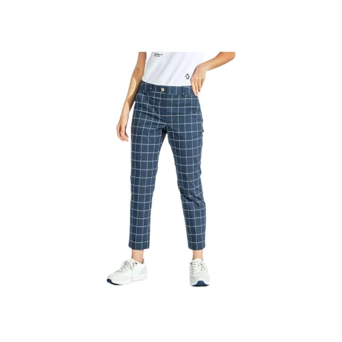 MUNSINGWEAR 마린 블루 여성 캐주얼 팬츠