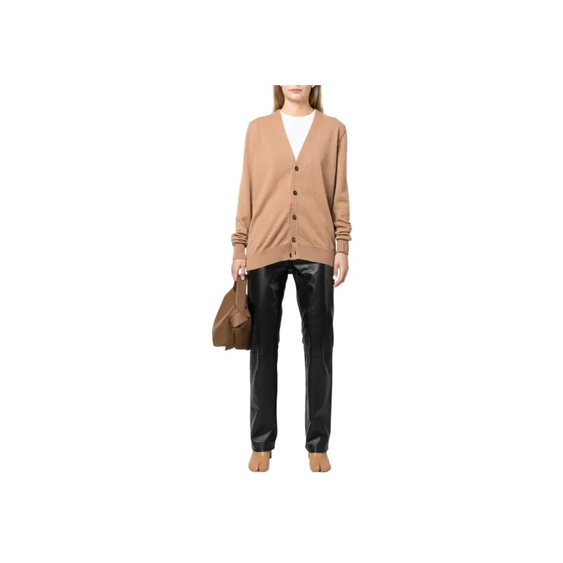 Maison Margiela Buttoned V Neck Cardigan-2
