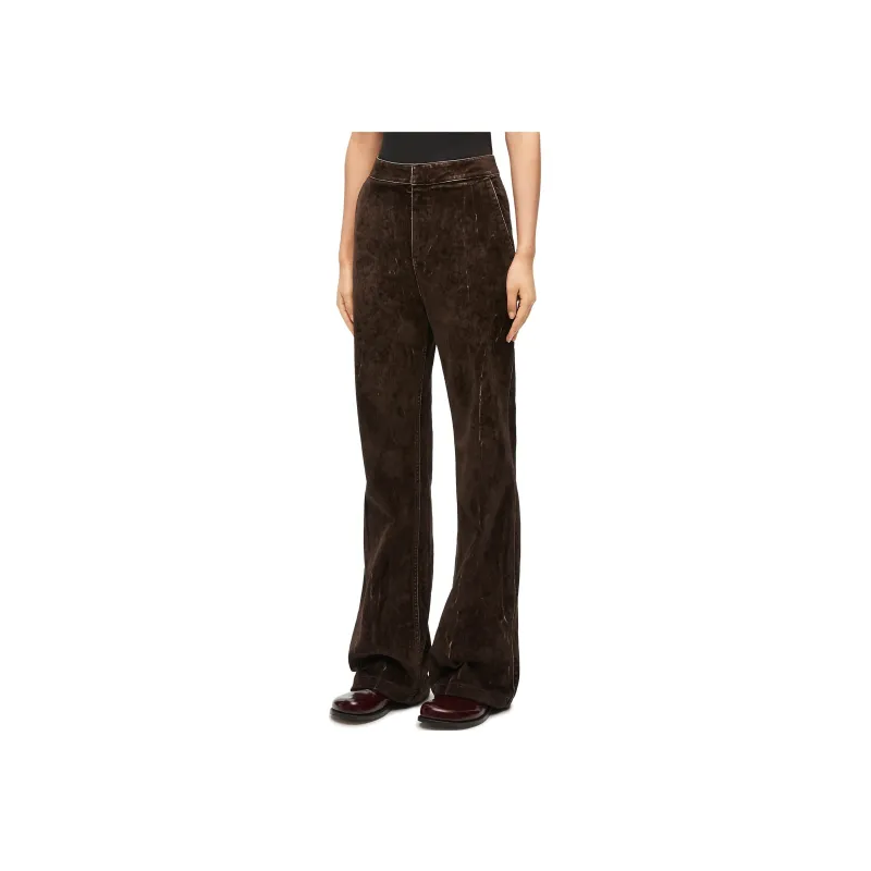 LOEWE Bootleg Jeans In Denim Coffee Bean-1