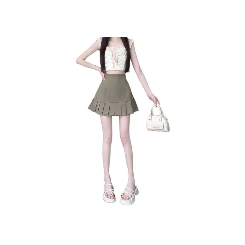 Flowers In Water Casual Short Skirts Women's-6