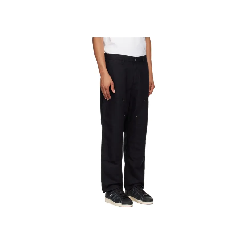 Carhartt WIP Walter Double Knee Logo Patch Tapered Trousers-2