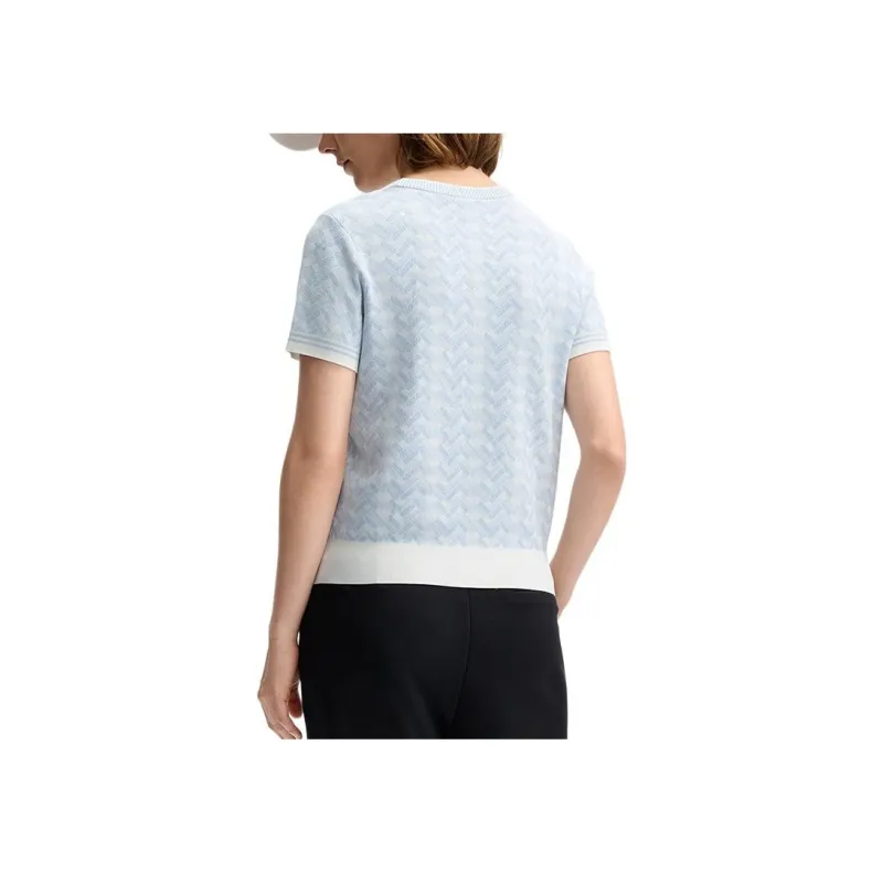 FILA Regular T Shirt Women's Enchanting Blue-2