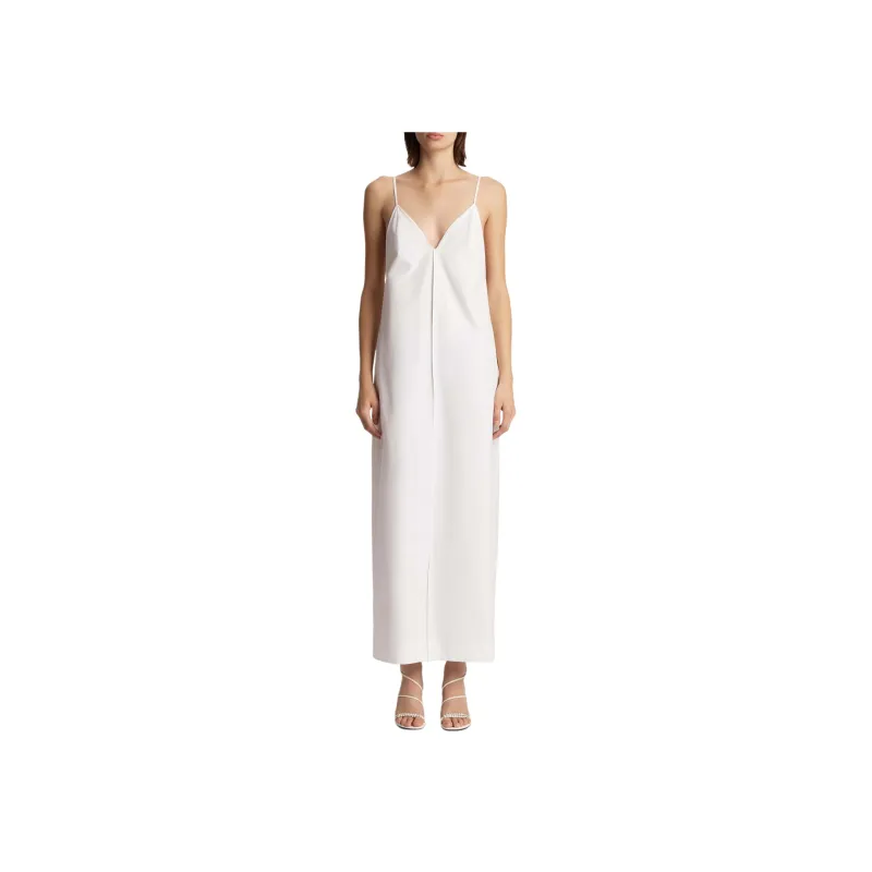 KHAITE SS25 Tulula Dress Slip Dress Women's Chalk/Chalk-2