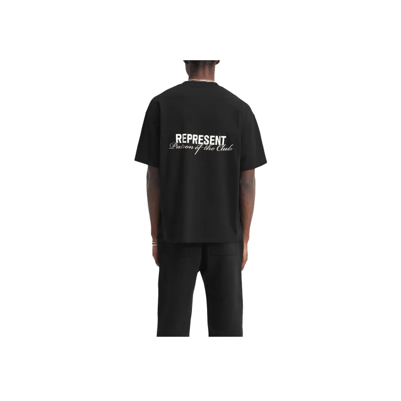 REPRESENT Patron Of The Club Cotton T shirt-5