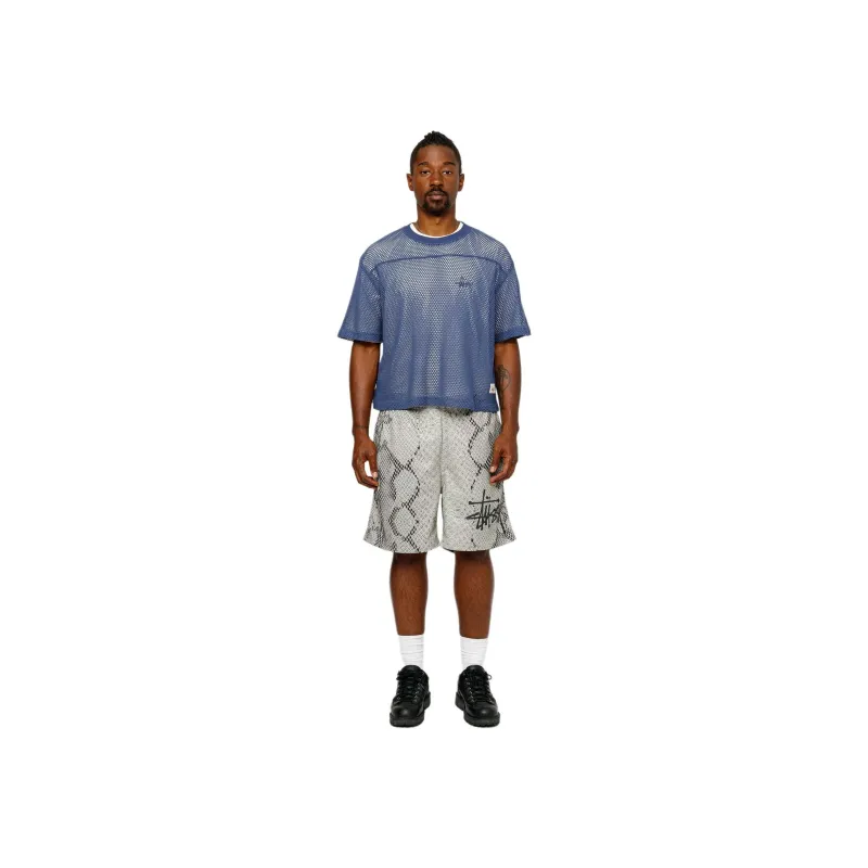 Stussy Basic Snake Mesh Short-2
