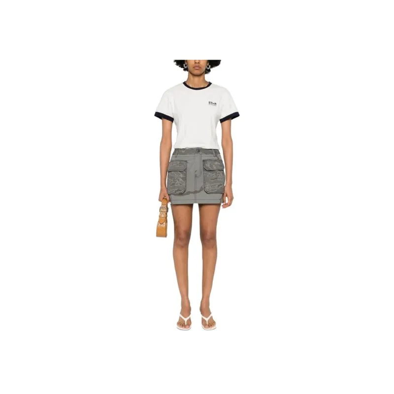 Golden Goose Logo Printed Crewneck T Shirt-2