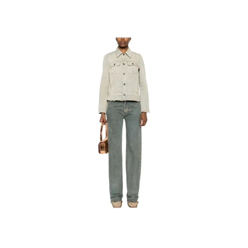 DIESEL De Bonny S1 Frayed Edge Denim Jacket-2