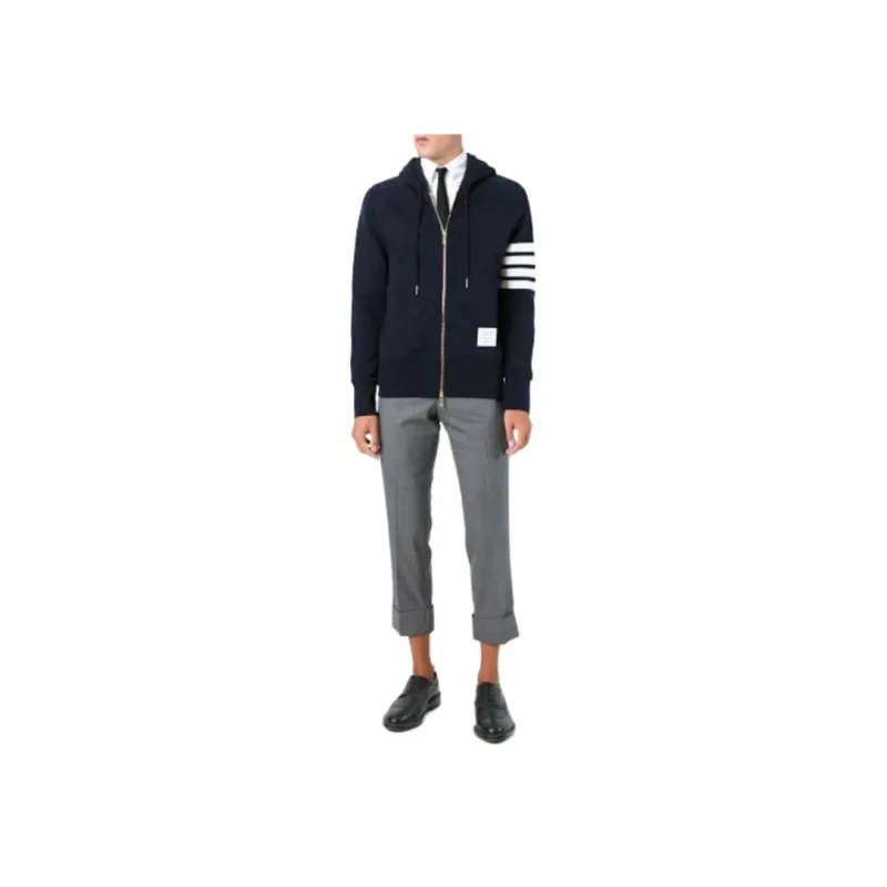 THOM BROWNE Jackets Men Marine Blue-3