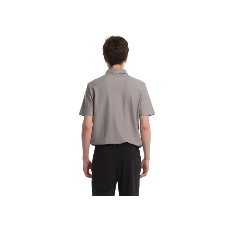 ANDREW MACKENZIE Polo Shirts Men Gray-2