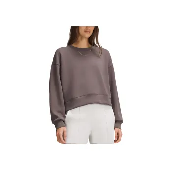 Lululemon SoftstremePerfectly Oversized Cropped Crew Sweatshirt Women's Espresso