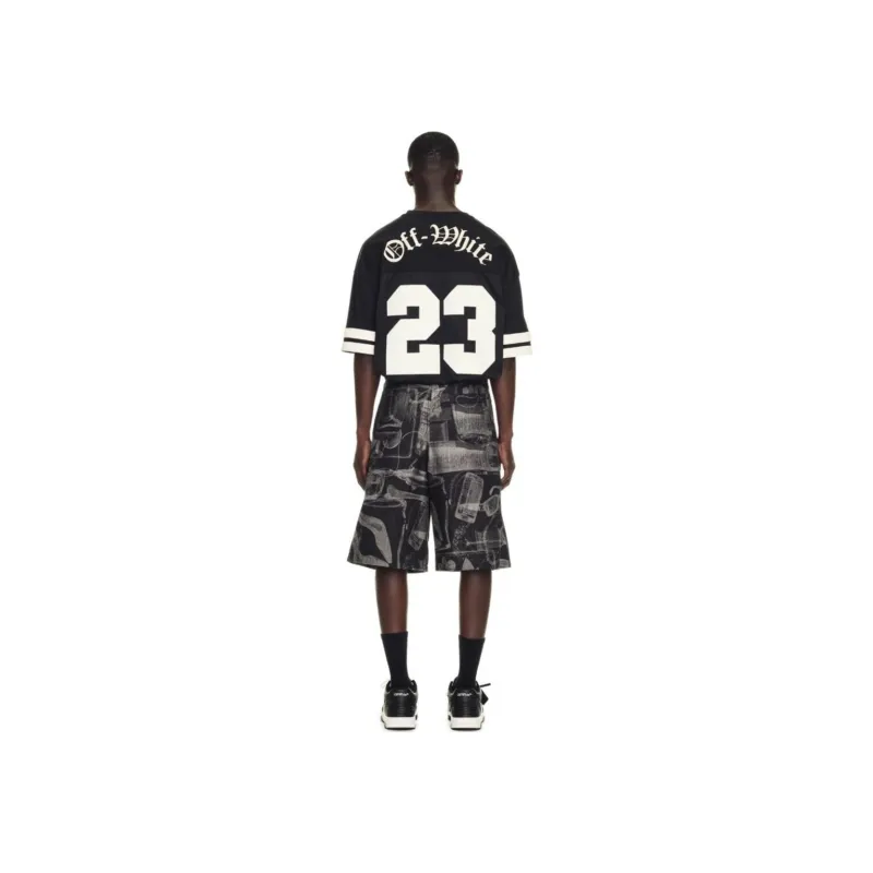 OFF WHITE Xray Jacquard print Shorts-2