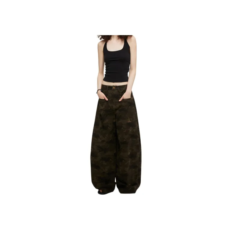 Pirkadat Casual Pants Unisex Camouflage-0