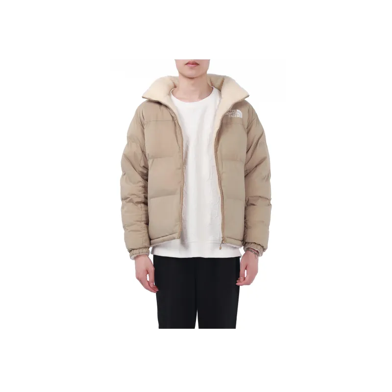 THE NORTH FACE Fleece Jacket Beige Cream Unisex Korea Version-4