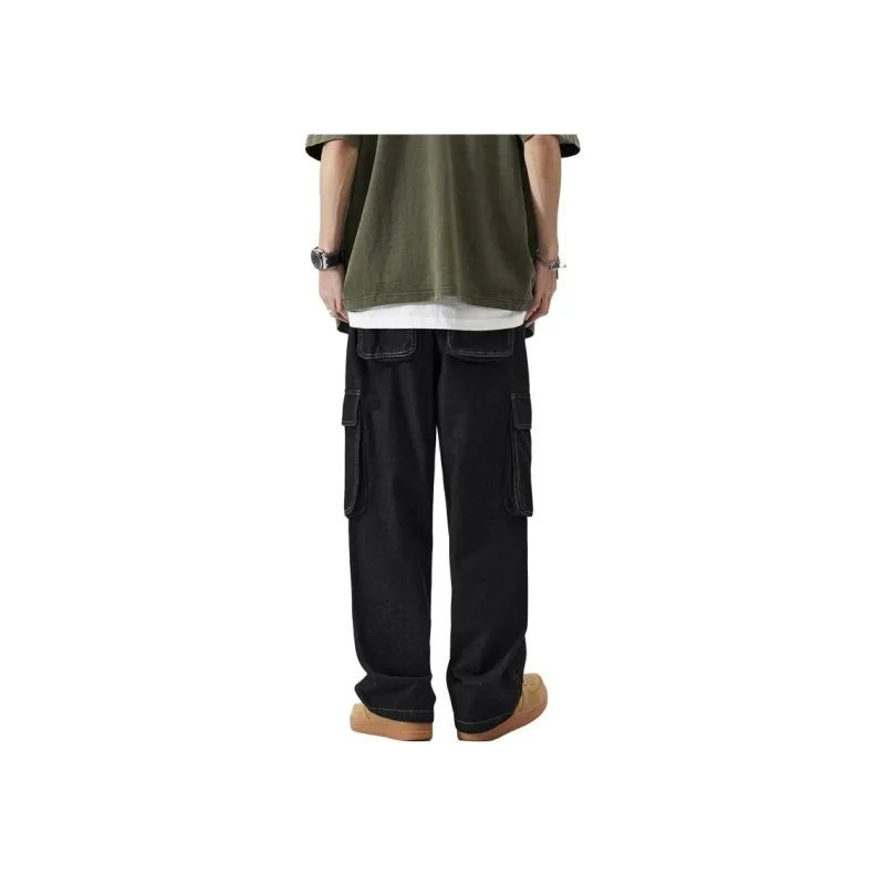 WOOD SOON Straight Leg Jeans Men's-1